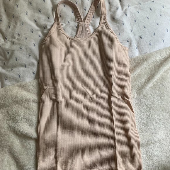 Lululemon ebb to street tank - size 6 - light pink - Picture 4 of 4